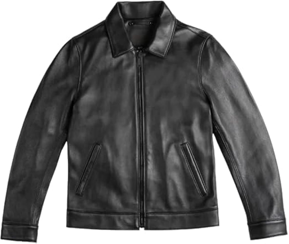 【新品】CLANE HOMME OVER SIZE NO COLLOR COAT Cole Haan Signature Men's Faux-Leather Jacket, Black, Small